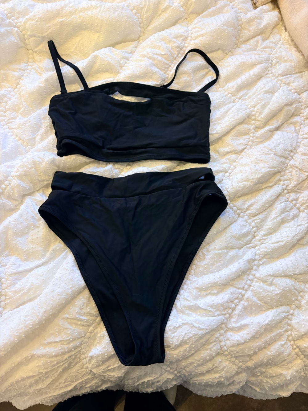 aerie Black High-Waist Bikini Set